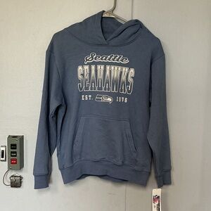 Seattle Seahawks Kids Pullover Hoodie in Slate Blue